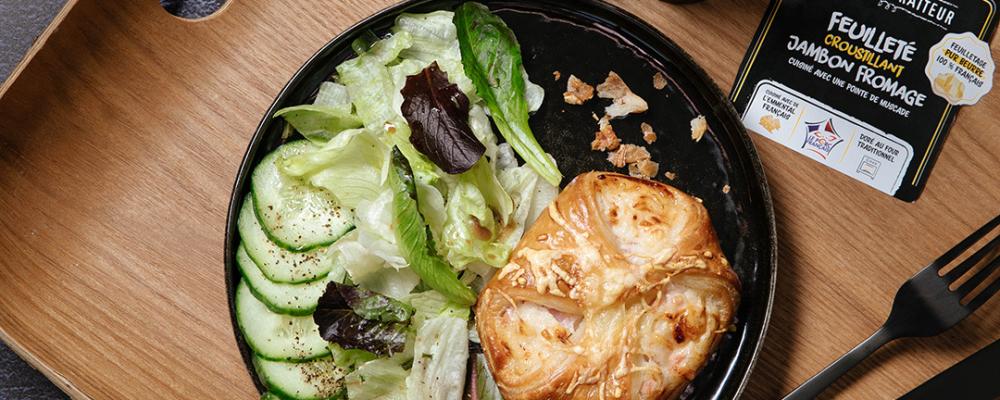 Feuilleté jambon fromage