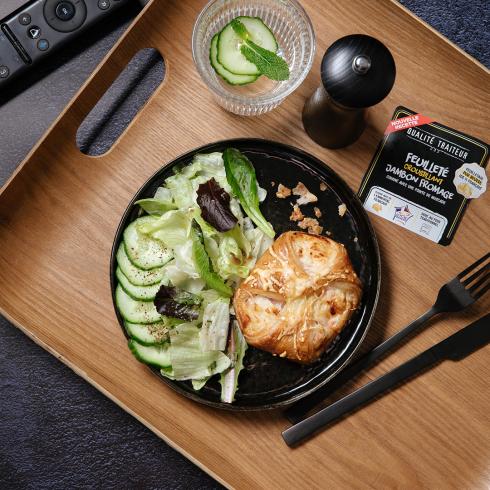 Feuilleté jambon fromage