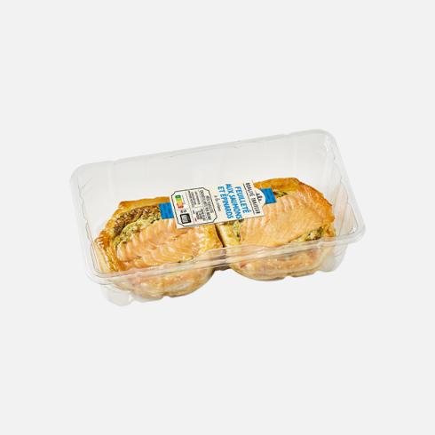 Feuilleté gourmet au saumon & épinard