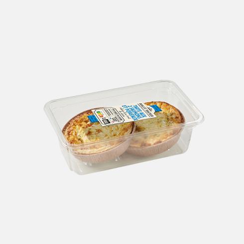 Tarte aux deux saumons et poireaux